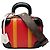 Borsa a mano Louis Vuitton Epi Valisette BB Nero Rosso
