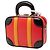 Borsa a mano Louis Vuitton Epi Valisette BB Nero Rosso - vista 2