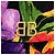 Borsa a tracolla matelassé con catena Balenciaga Logo Flower Nero Multicolore - vista 4