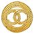 Spilla Chanel Vintage Coco Mark D'oro