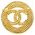 Spilla Chanel Vintage Coco Mark D'oro - vista 2