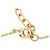 Collana Louis Vuitton LV&ME Initial V D'oro - vista 4