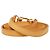 Tracolla in pelle beige e oro Louis Vuitton D'oro - vista 3