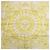 Sciarpa in seta Christian Dior Versailles Palace Limited Edition Giallo - vista 3