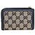 Portafoglio bi-fold Gucci in canvas Navy Blu navy - vista 2