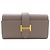 Hermès Hermes Bearn Schlüsseletui aus grauem Epsom-Leder Braun