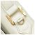Borsa a mano in pelle bianca Saint Laurent Bianco - vista 7