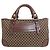 Céline Celine Boogie Bag - Borsa in tela e pelle Marrone