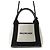 Everyday Borsa Balenciaga Cabas XS Navy Nero Bianco