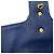Borsa a tracolla Gucci GG Marmont Small in denim con catena Blu - vista 10