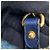 Borsa a tracolla Gucci GG Marmont Small in denim con catena Blu - vista 13
