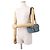 Borsa a tracolla Gucci GG Marmont Small in denim con catena Blu - vista 4