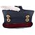 Borsa a tracolla Gucci GG Marmont Small in denim con catena Blu - vista 6