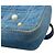 Borsa a tracolla Gucci GG Marmont Small in denim con catena Blu - vista 7