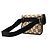 Borsa a tracolla Gucci GG in lana e pelle Nero Beige - vista 2