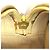 Borsa a tracolla Chanel Matelassé Diana con nappa e catena Nero Beige D'oro - vista 7