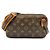Louis Vuitton Pochette Marly Bandoulière Shoulder Bag Marrone Nero Monogramma
