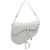 Borsa Saddle Dior in vitello ultra opaco bianco