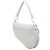 Borsa Saddle Dior in vitello ultra opaco bianco - vista 2