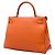 Hermès Orange Togo Kelly II Retourne 35 Naranja - vista 2