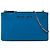 Prada Blue City Calf Double Zip Crossbody