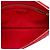 Clutch Chanel Red Medium Quilted Lambskin O Case Rosso - vista 4