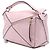 Borsa Puzzle LOEWE Medium in pelle di vitello rosa - vista 2