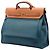 Hermès Blue Toile Herbag Zip 39 - vista 2
