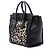 Céline Celine Mini Canvas Leopard Print Luggage Tote Beige - vista 2