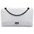 Chanel White Quilted Aged Calfskin Reissue 2.55 Double Flap 227 Bianco
