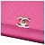 Chanel Pink CC Quilted Goatskin Casual Trip Flap Rosa - vista 5