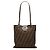 Sacola Fendi em lona Zucca marrom