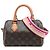 Louis Vuitton Brown Monogram Speedy Bandouliere 20 Marrone
