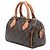 Louis Vuitton Brown Monogram Speedy Bandouliere 20 Marrone - vista 2