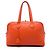 Hermès Orange Clemence Victoria II 35 Naranja