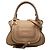 Chloé Marcie Satchel aus Leder in Braun, Medium Hellbraun