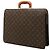 Louis Vuitton Brown Monogram Serviette Fermoir Marrom - vista 2