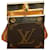 Louis Vuitton Brown Monogram Serviette Fermoir Marrom - vista 7