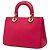 Borsa Diorissimo Mini in pelle rosa Dior - vista 2
