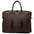 Louis Vuitton Brown Monogram Macassar Porte Documents Jour Marrone