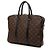 Louis Vuitton Brown Monogram Macassar Porte Documents Jour Marrone - vista 2