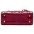 Dior Red Mini Patent Cannage Lady Dior Rosso Bordò - vista 3