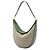 LOEWE Luna Hobo in tela Anagram verde - vista 2