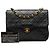 Chanel Black Small Square Quilted Lambskin Flap Nero - vista 7