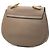 Chloé Drew Crossbody in pelle di vitello grana grossa marrone Small Taupe - vista 2
