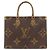 Louis Vuitton Brown Monogram Reverse Giant OnTheGo MM Marrone