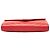 Saint Laurent Red Grain De Poudre Chevron Monogram Envelope Wallet on Chain Rot - Ansicht 3