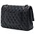 Chanel Black Medium Classic Lambskin Double Flap Negro - vista 2