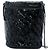 Borsa secchiello Gucci Small GG Marmont in pelle di vitello matelassé diagonale con paillettes nera - vista 2