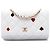 Chanel White CC Quilted Caviar Coco Casino Wallet on Chain Bianco